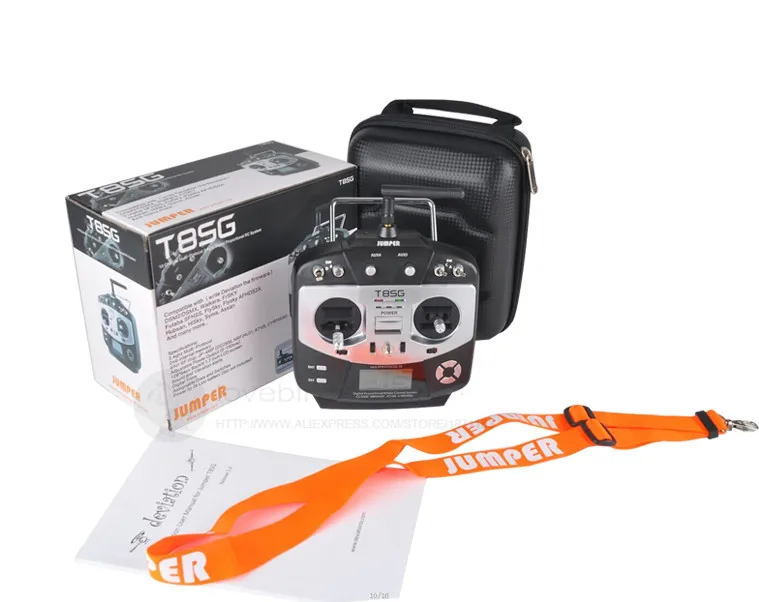 

Jumper T8SG 2.4G 10-CH 4 in 1 multi-protocol super remote controller for DIY RC FPV drones
