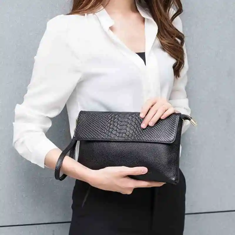 2017 New Fashion Leisure Bag Satchel female head layer cowhide Handbag Shoulder Bag Lady diagonal female