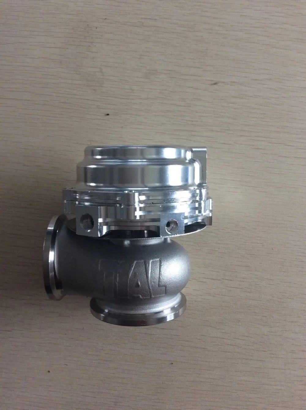 BOV 44 мм Wastegate с vband фланцы V44 серебристого цвета Т-болеет