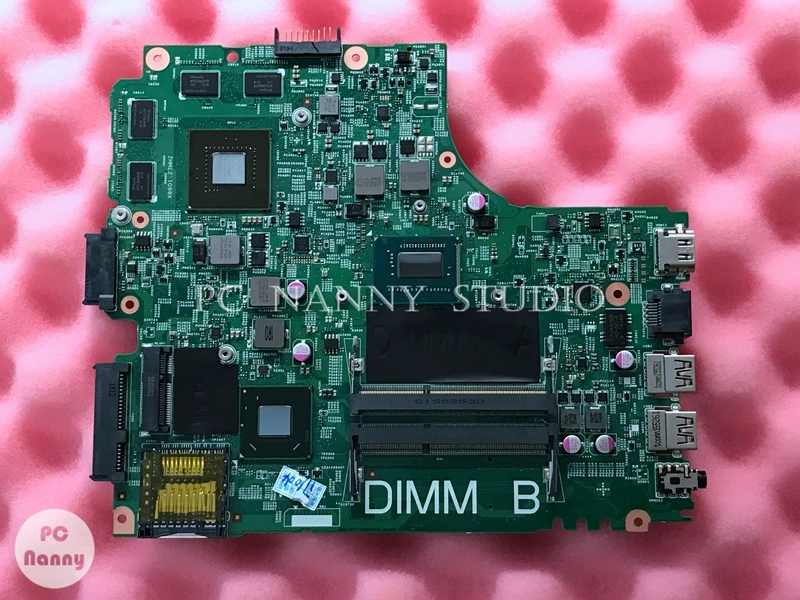 Рабочая материнская плата PCNANNY для ноутбука Dell inspiron 3421 5421 01FK62 1FK62 с ядром i5-3337U GT730M |