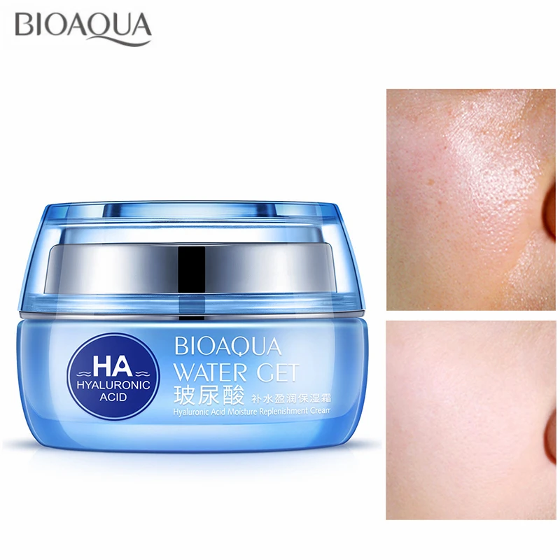

BIOAQUA Hyaluronic Acid Facial Day Cream Deep Moisturizing Whitening Filling Water Anti Wrinkle Firming Lift Esseence Skin Care