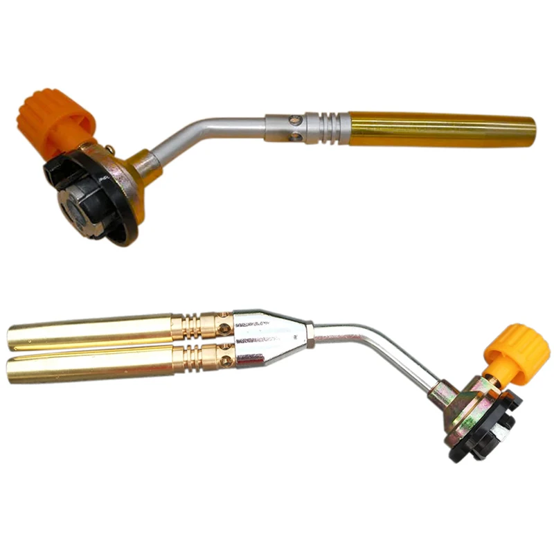 

Kitchen Barbecue Lighter Card Type Copper Tube Spitfire Gun Head Double Head Barbecue Accessories)
