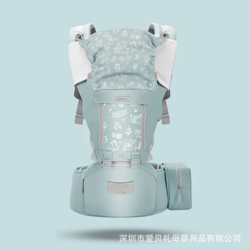 

Cross-border multi-functional universal braces for children's front-holding single waist stool backpack baby sitter carrier
