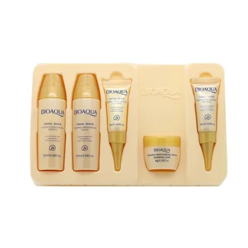

5pcs/lot Whitening Day Cream Face Skin Care Set Facial Essence Lotion Acid Liquid Anti Wrinkle Eye Cream BB Cream New