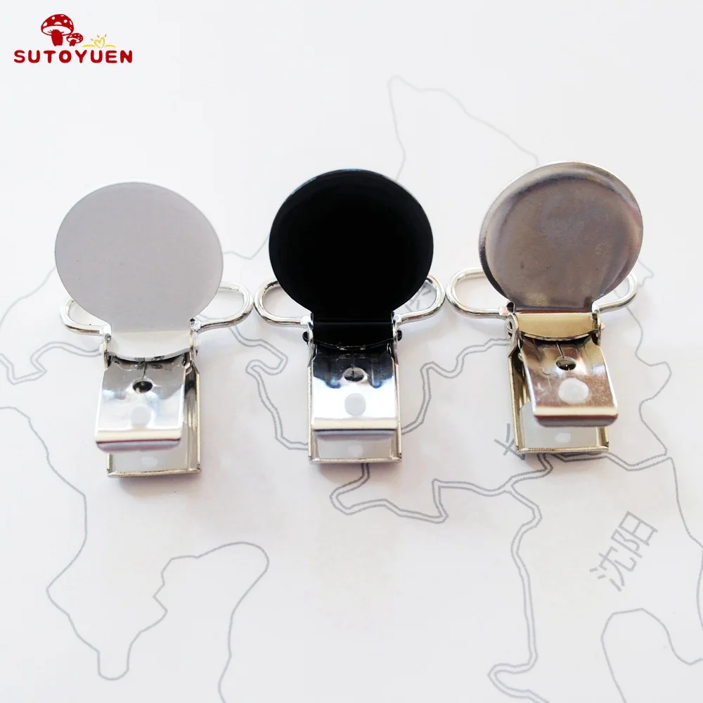 Suporte de Suspensão de Metal Sutoyuen Redonda Bebê Chupeta Clipe Adido Sucette Clipes Lâmpada 25mm Mix Cor Homem - Manequim 84 Pçs 11 Mamãe e Bebê