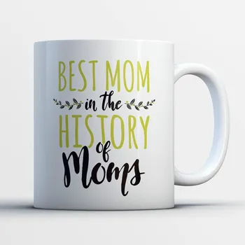 

Best Mom In History of Moms Mug Funny Office Cups Mugs Tea Milk Cup Wine Beer Friend Gifts Novelty Cups