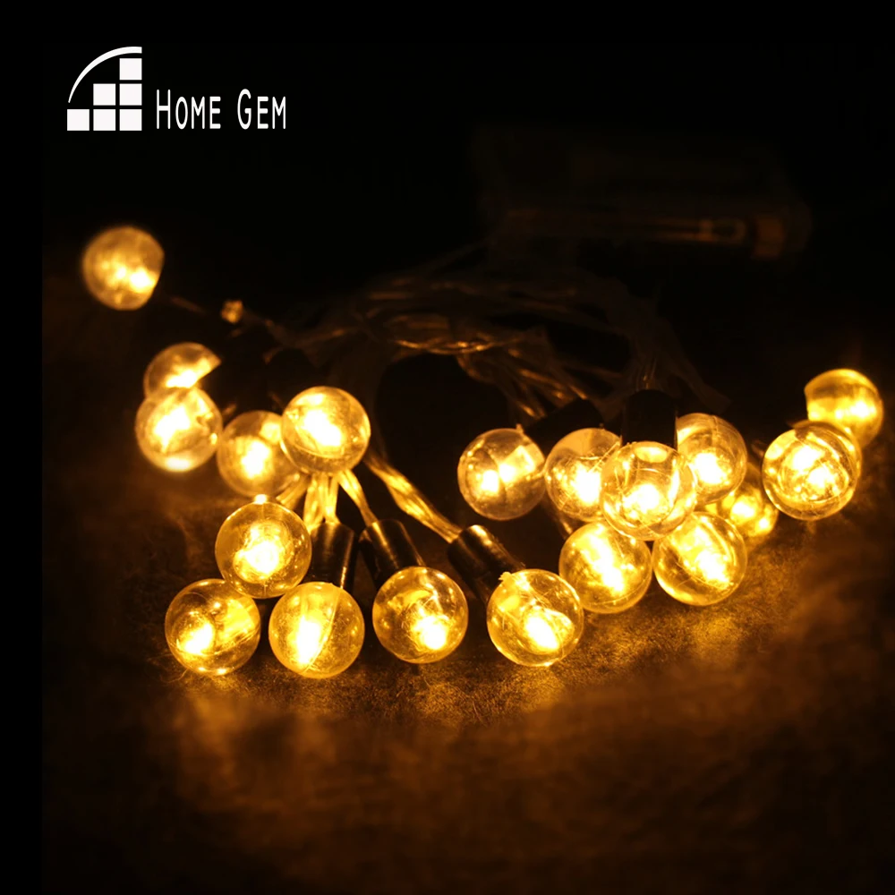 

20pcs LEDs string light 3.15M Battery Powered WATERPROOF balls Christmas LIGHT Fairy String for Holiday Wedding Party Deration