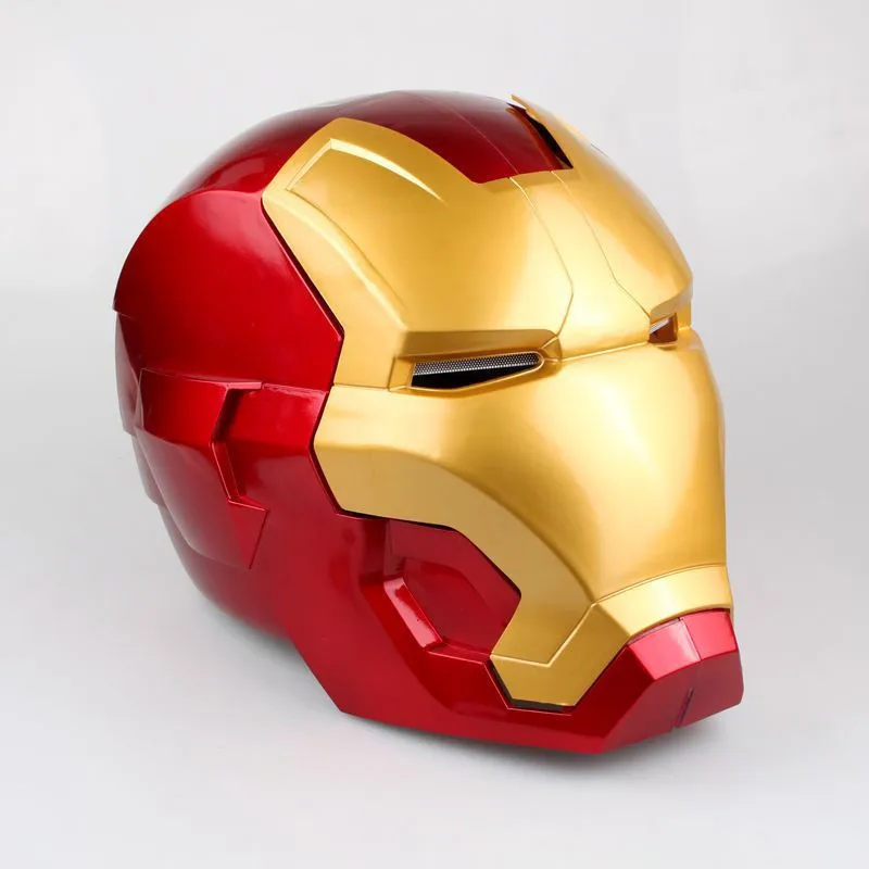 

The Avengers Iron Man Helmet Cosplay Touch Sensing Mask with LED Light Marvel Superhero Iron Man Kids Motorcycle ABS Helmet