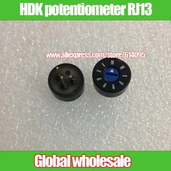 

2pcs black HDK precision adjustable potentiometer RJ13 / 100R 300R 500R 1k 2k 3k 5k 10k 20k 30k 50k