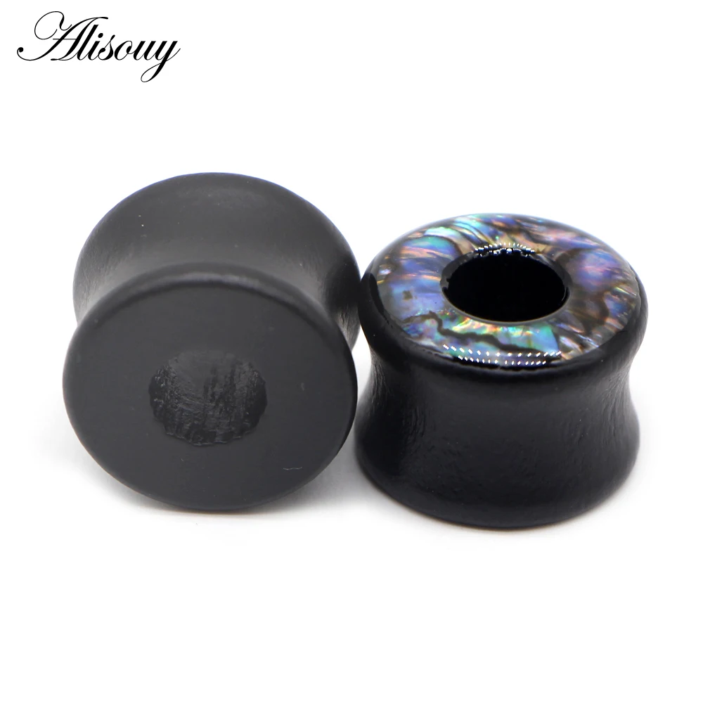 Piercing Jewelry Ear Piercing Jewelry Body Piercing Jewelry Body Jewelry Alisouy 2PCS Ear Plugs Wood Flesh Tunnels Saddle Ear Gauges 8mm-30mm Solid Hollow Body Piercing Jewelry For Men Women Expanders