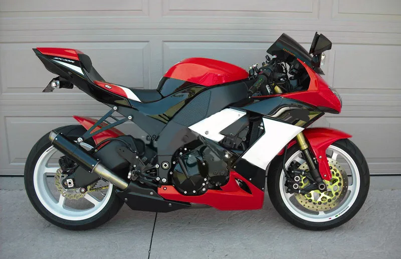 Набор обтекателей для мотоциклов на заказ KAWASAKI Ninja ZX10R 2008 2009 08 09 Популярные