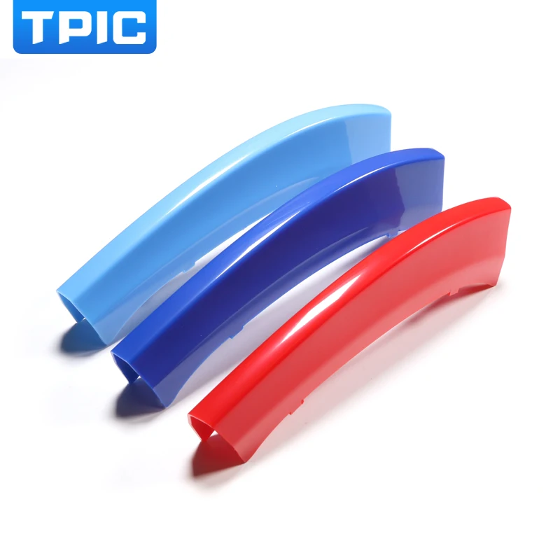 TPIC ABS 3D M Стайлинг передняя решетка обшивка полоски наклейки для автомобиля BMW F15 F16
