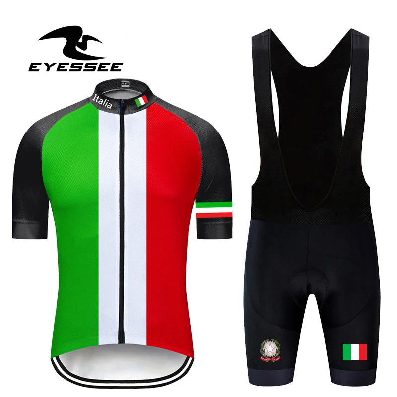 EYESSEE Italia Велоспорт Джерси Набор дышащая одежда MTB для велосипедистов одежда для велоспорта Одежда Майо Ropa Ciclismo