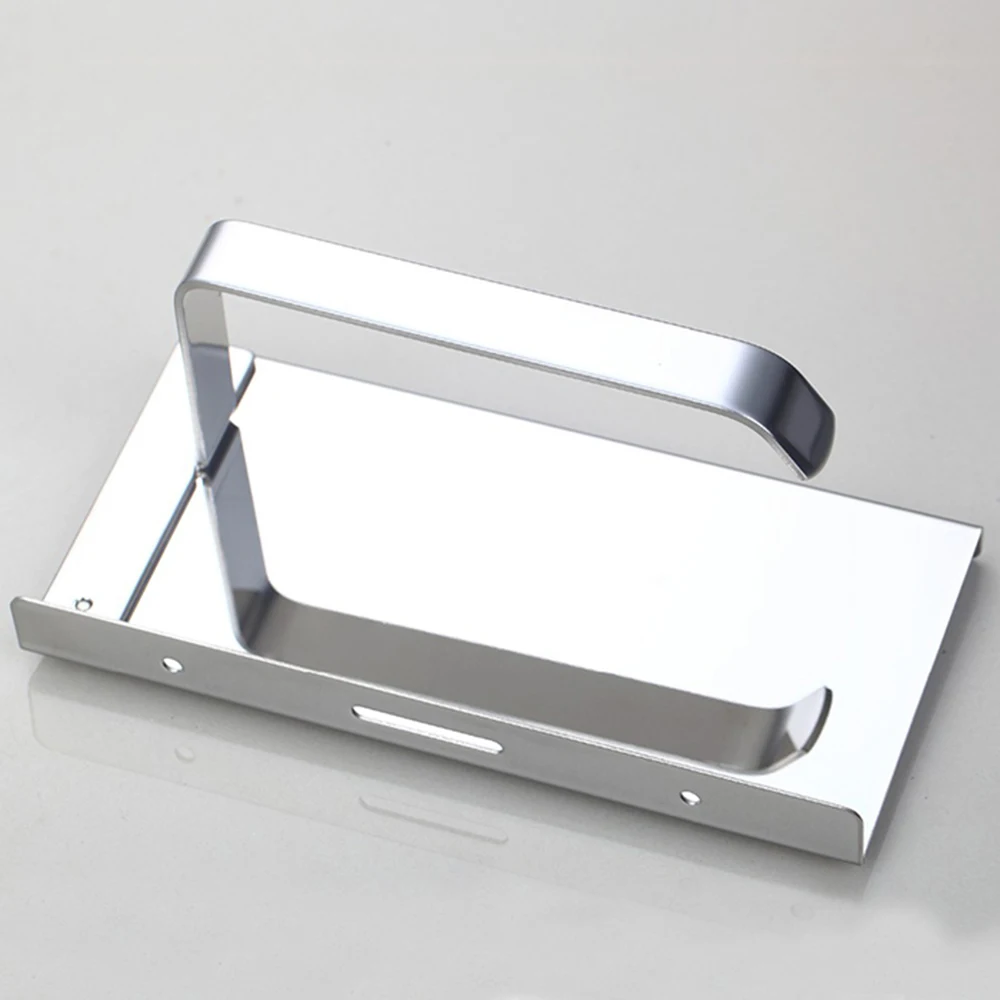 Stainless Steel Tissue Holder Hanging Toilet Roll Paper Holder Towel Rack Mobile Phone Soap Shelf For Bathroom Accessories Stainless Steel Tissue Holder Hanging Toilet Roll Paper Holder Towel Rack Mobile Phone Soap Shelf For Bathroom Accessories