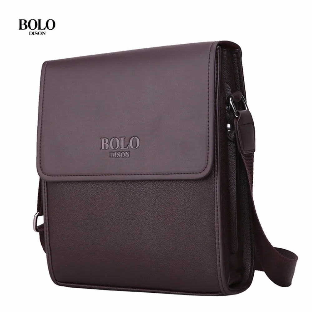 

Free Shipping BOLO Men Bag Casual Business Leather Breathable Messenger Bag Vintage Waterproof Single Shoulder Crossbody Bag