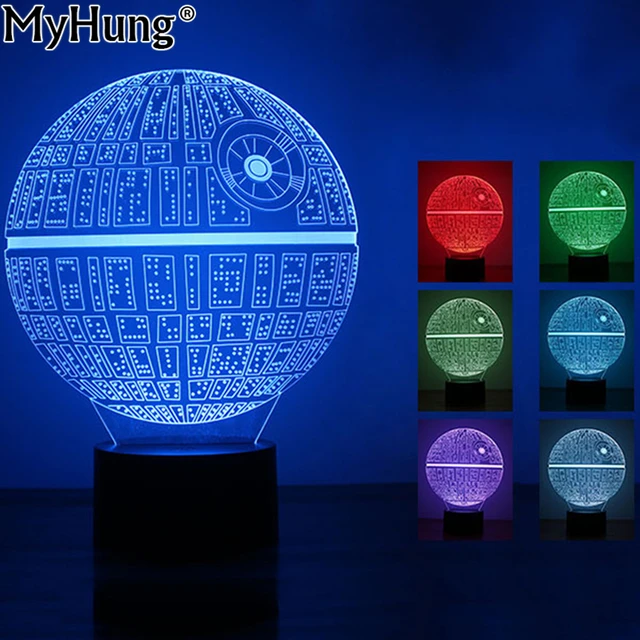die kraft weckt bunten todesstern tischlampe 3d bulbing licht touch schalter geschenke lampe fr star - Star Wars Todesstern Lampe die kraft weckt bunten todesstern tischlampe 3d bulbing licht touch schalter geschenke lampe fr star - Star Wars Todesstern Lampe