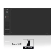 HUION Giano WH1409, беспроводной цифровой планшет, профессиональная графика, ручка для рисования, планшеты с 8192 уровнями и БЕСПЛАТНОЙ ПОДАРОЧНОЙ перчаткой