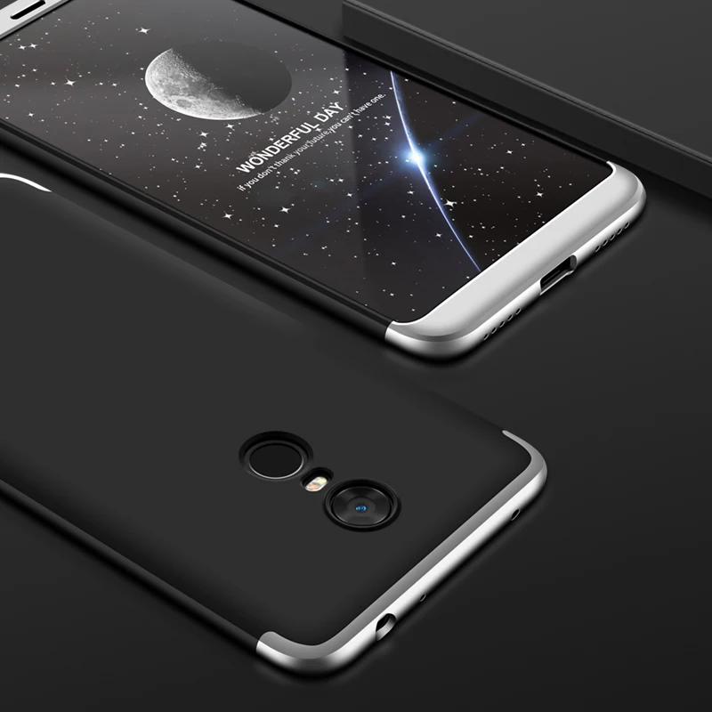 Чехол EVOLOU 360 для Xiaomi Redmi 5 Plus полная защита 3 в 1 чехол телефона Prime задняя крышка