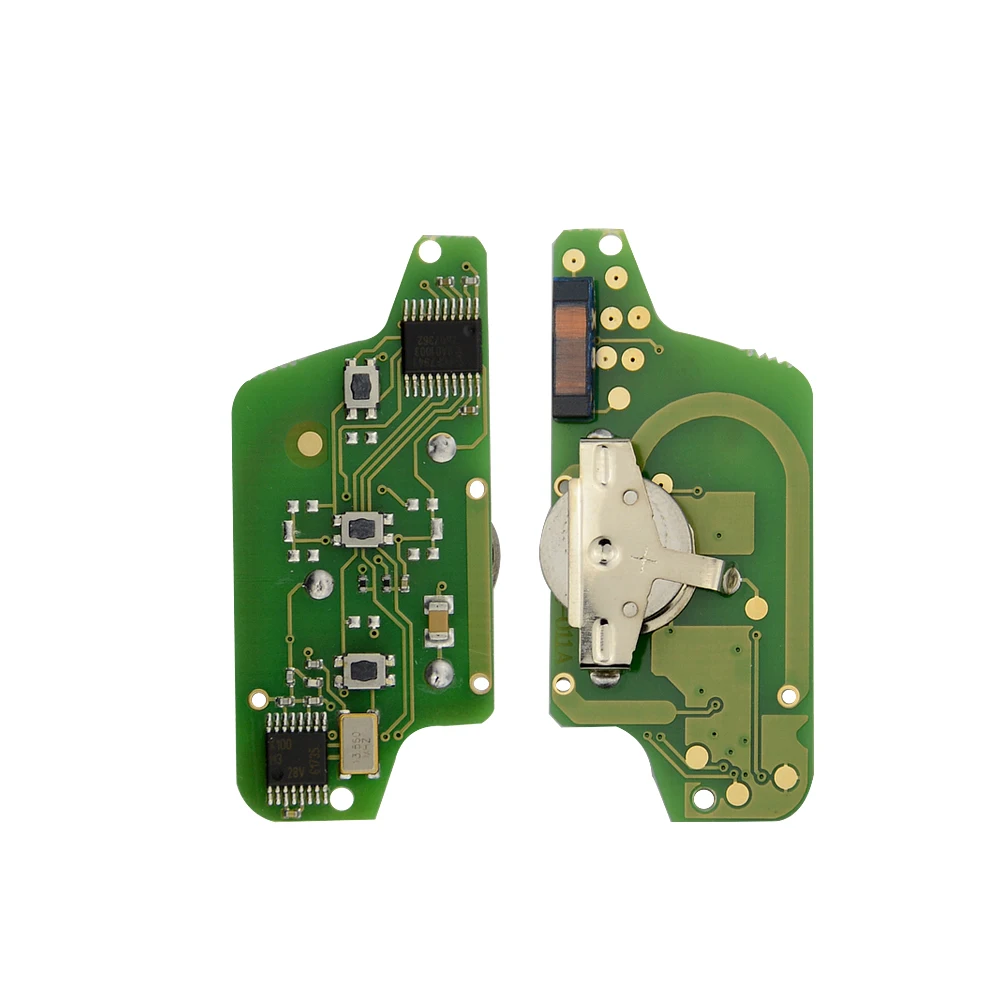 OkeyTech CE0523 3 кнопки складной 433 МГц ID46 PCF7941 чип для Peugeot Citroen VA2 без паза разрезание