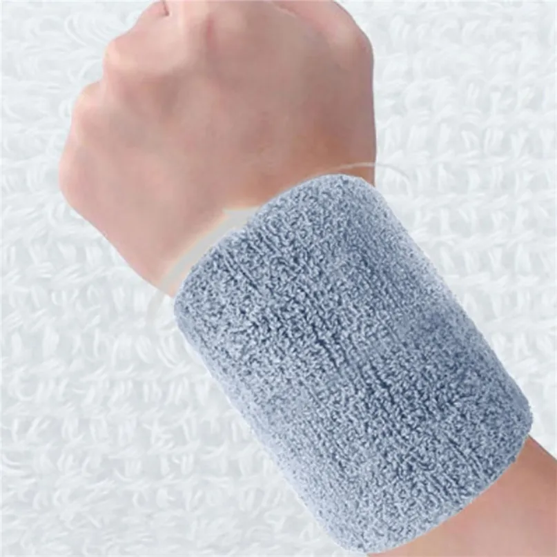 Absorb Sweat Cotton Wristbands Wrist Bands Sweatbands Sweat Band for Sport Tennis Soft and comfortable #2D22 (24) - 