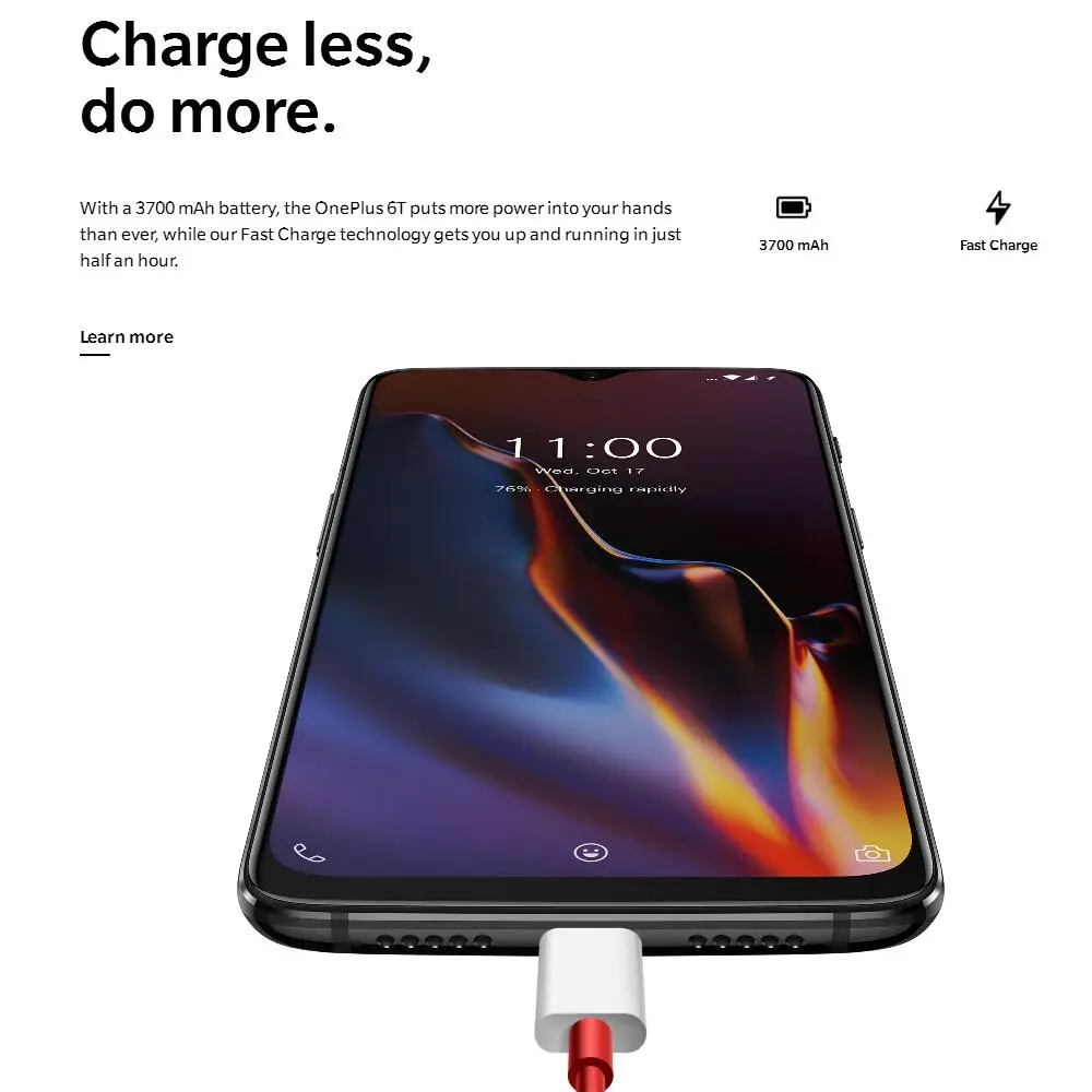 Global Firmware Oneplus 6T Mobile Phone 6.41\