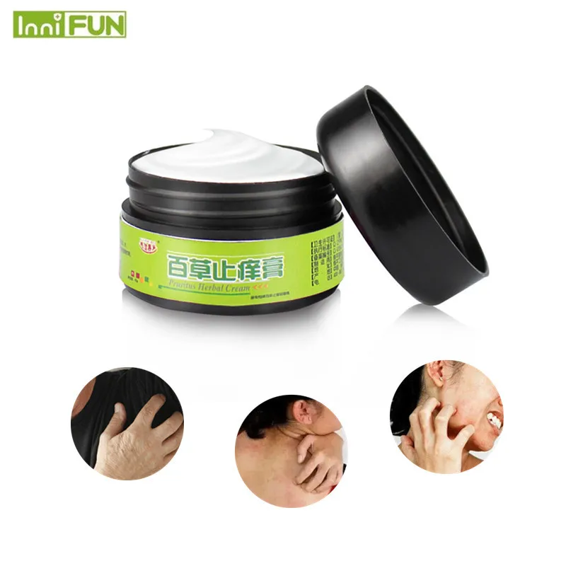 

1Pcs Anti Itching Cream Pruritus Herbal Medical Plaster Ointment itch Dermatitis Eczematoid Psoriasis Oil