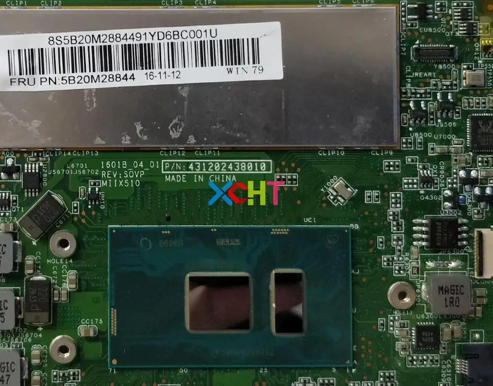 لينوفو MIIX 510-12ISK 5B20M28844 I7-6500U 8 GB RAM كمبيوتر محمول اللوحة اللوحة اختبار