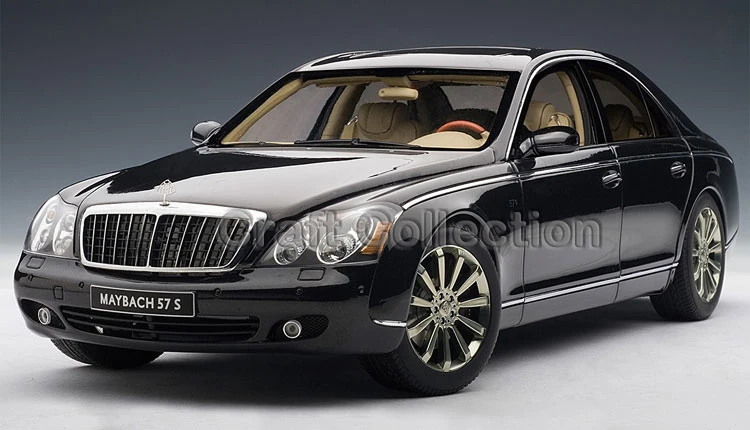 Black 1 18 AutoArt AA Maybach 57 S Diecast Model Car Luxury Gifts Collection Mini