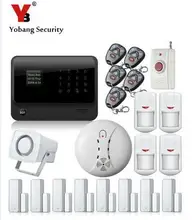 Freeship WiFi GSM GPRS SMS Home House Burglar Security Fire Alarm System Detector Sensor Kit Gsm alarm,Door Close Reminder