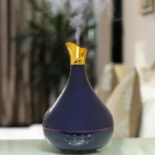 300ML Flower Vase Shape Aromatherapy Air Humidifier Ultrasonic Essential Oil Aroma Diffuser with LED Light Water Fogger Atomizer 10 e kayfun flower vase atomizer