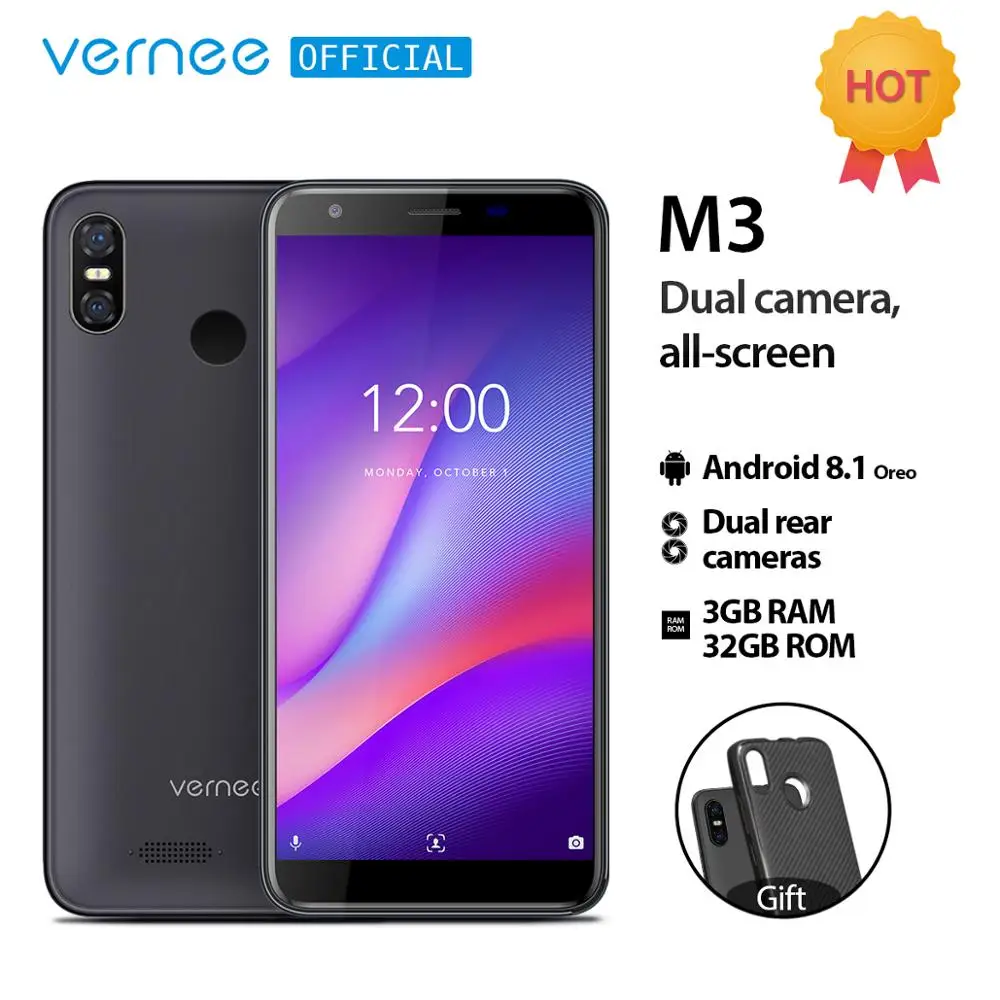 Vernee M3 5 ''полный Экран мобильный телефон 3 GB Оперативная память 32 ГБ Встроенная