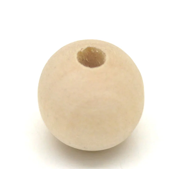 DoreenBeads 100 шт. бусины из натурального дерева 16 мм (5/8 &quot) Диаметр. (B20698)|spacer beads|wood spacer