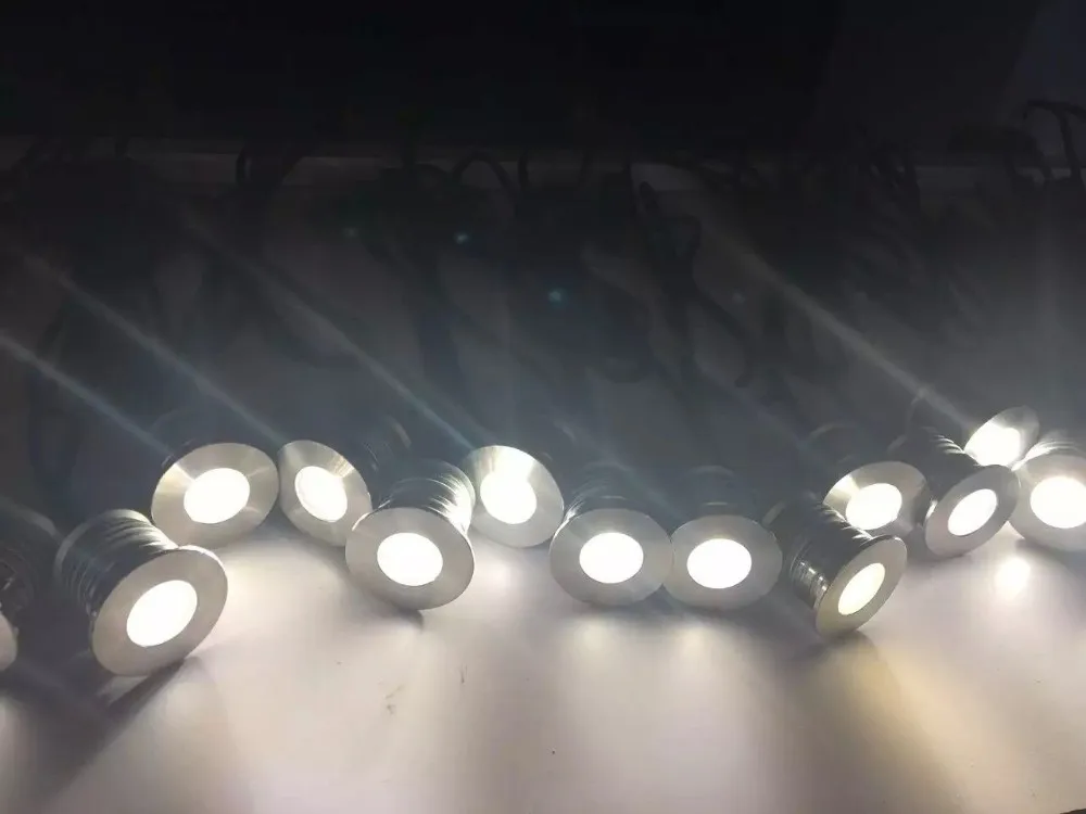 Один набор узких лучей внешние уличные наземные светодиодные Uplight 12 в 1 Вт мини-прожектор подсветка стен встраиваемые напольные палубы свет лестницы