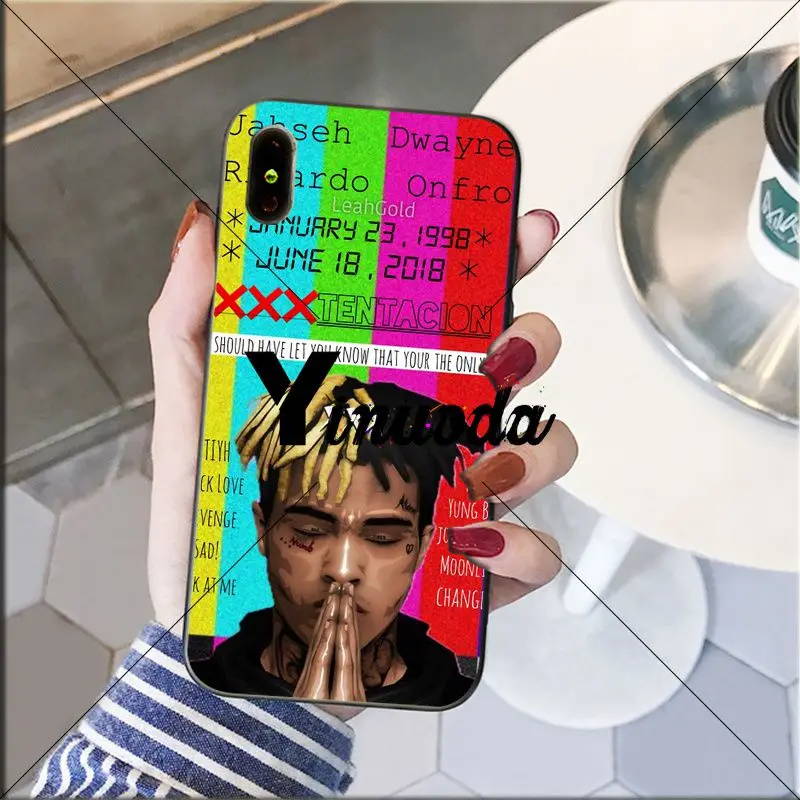 Yinuoda Xxxtentacion шаблон ТПУ Мягкие аксессуары для телефонов сотовый телефон чехол iPhone
