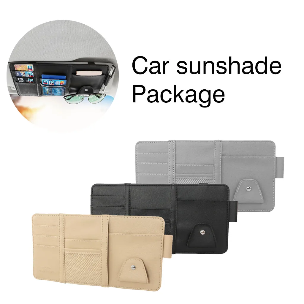 

Office Storage Simple Pure Color Multi-function and Multi-squared Net Bag Card Clip with Zipper office table accessories