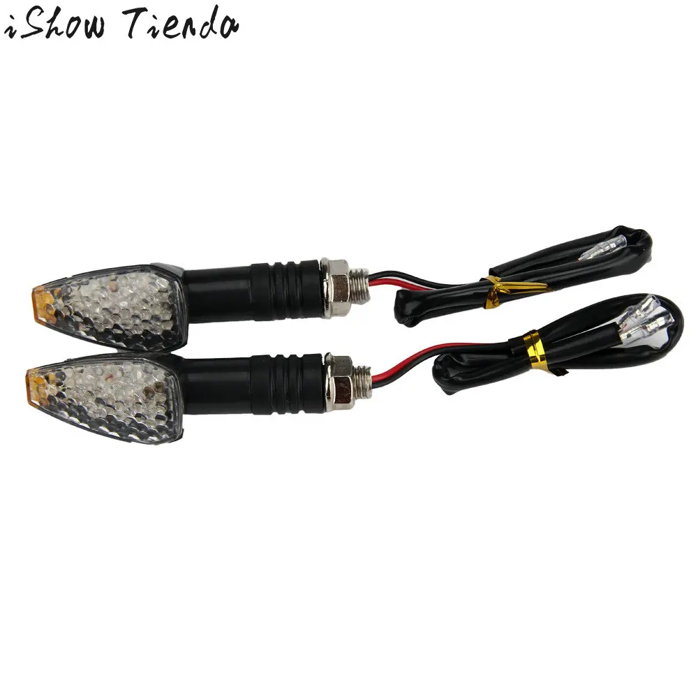 

Best Sell Universal 2PCS/pair Mini Stalk Arrow Motorcycle LED Turn Signals Indicators Blinkers Lights Fit Motorcycle Accessories