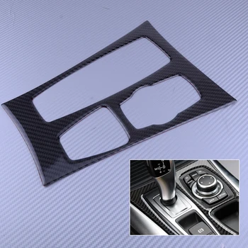 

CITALL Carbon Fiber Interior Car Gear Shift Box Panel Cover Sticker for BMW X5 X6 E70 E71 2008 2009 2010 2011 2012 2013 2014