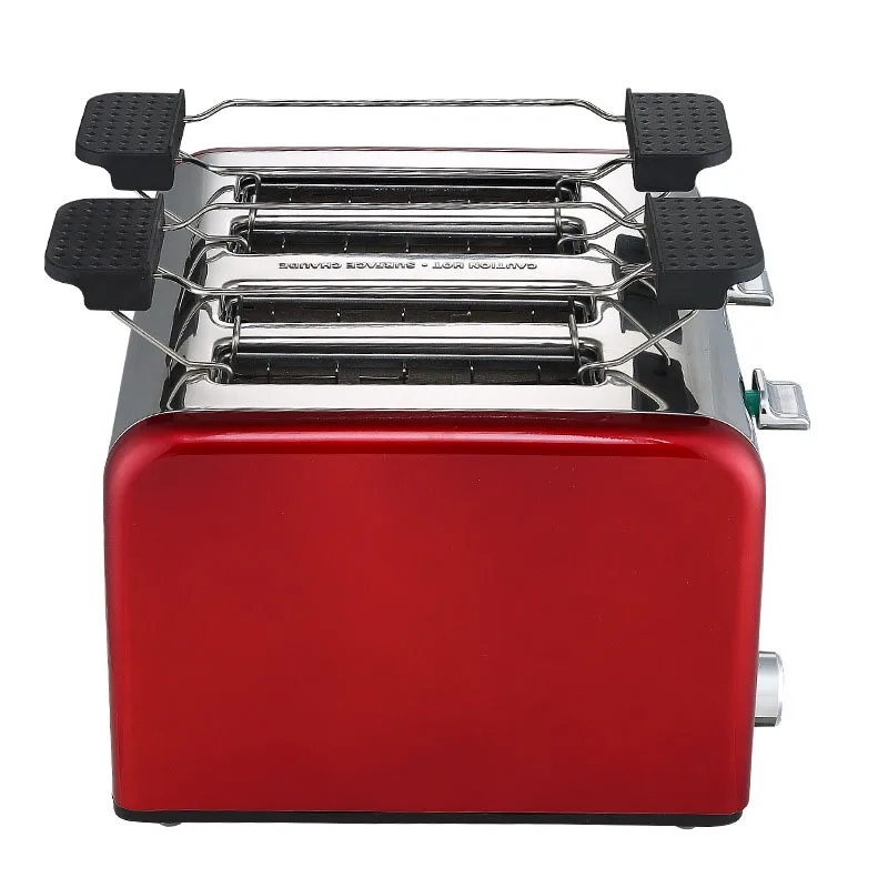 

Stainless Steel Toaster Commercial 4 Pieces Home Automatic Toaster Furnace Toaster Breakfast Machine