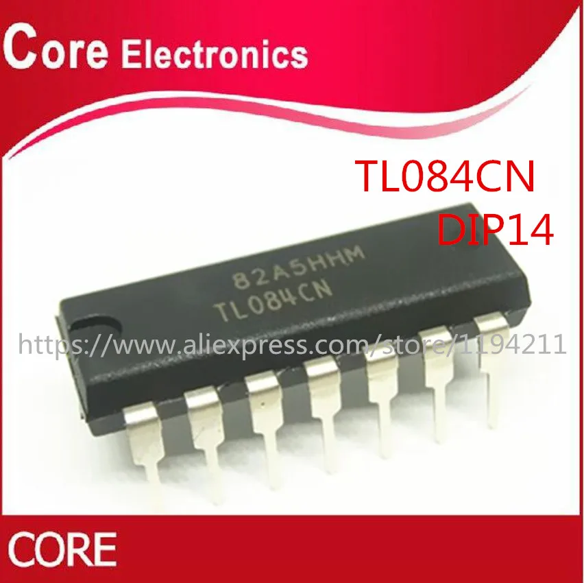 

10pcs/lot TL084CN TL084 JFET-INPUT OPERATIONAL AMPLIFIERS DIP-14