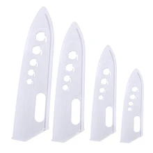 4 шт. Ножи чехол прозрачный Пластик Кухня Ножи лезвия Защитная крышка для Redmi 3/4/5/6 дюймов Ножи
