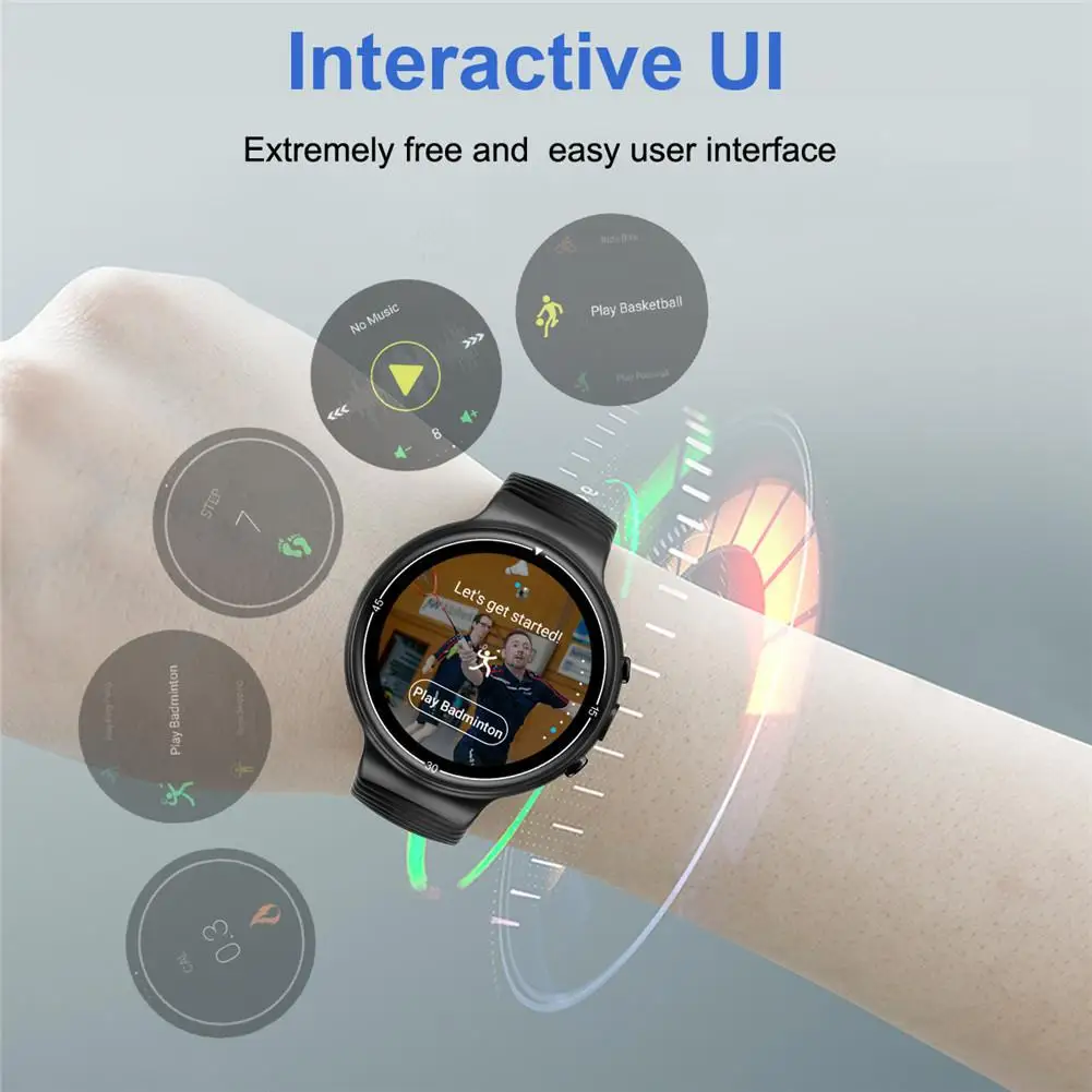 I8 Smart Watch Men/women Bluetooth HD OLED GPS Navigation Blood Pressure Heart Rate Monitor Waterproof 4G Wifi Smart Wristband