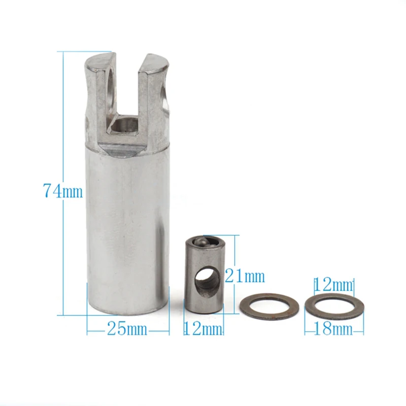 Free Shipping! Silver Tone Aluminum Electric Hammer Piston for Makita HR2470, Hammer pump