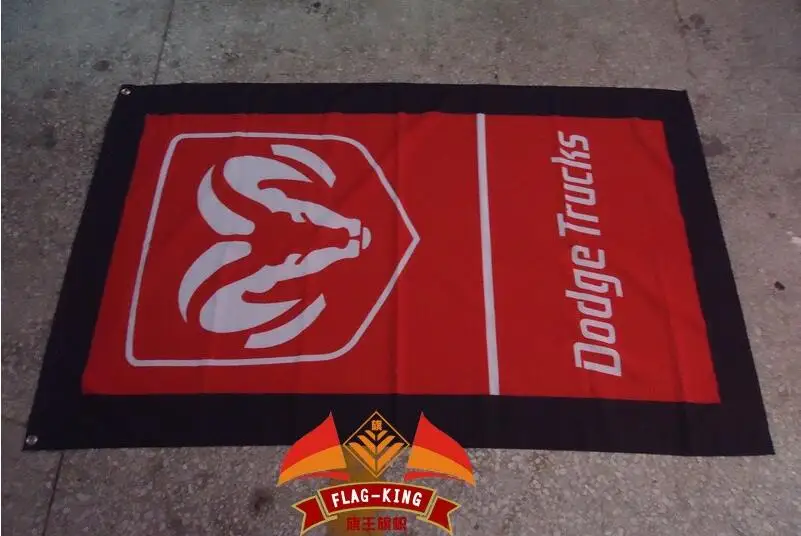 Dodge trucks Flag ,3x 5ft Polyester,flag king,Ram Trucks ,Pickup Trucks