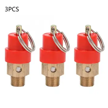 

3Pcs/Set G1/4" G1/8" 8KG Air Compressor Safety Relief Valve Pressure Release Valve Regulator For Safety