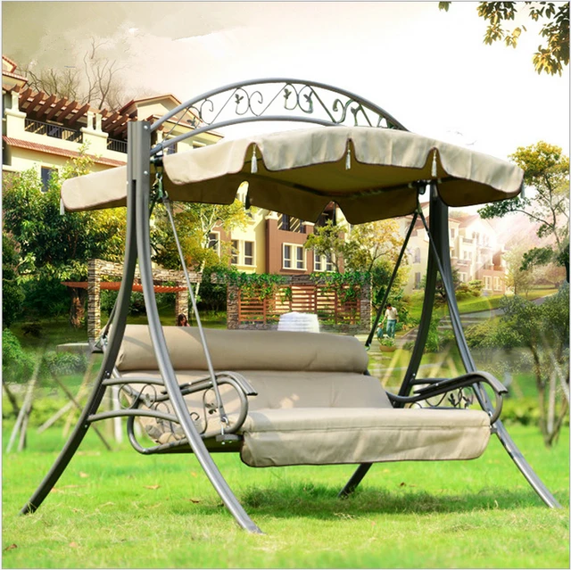 wholesale luxury metal home rocking chair outdoor garden swing fashion