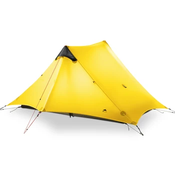 

2019 LanShan 2 3F UL GEAR 2 Person Oudoor Ultralight Camping Tent 4 Season Professional 15D Silnylon Rodless Tent