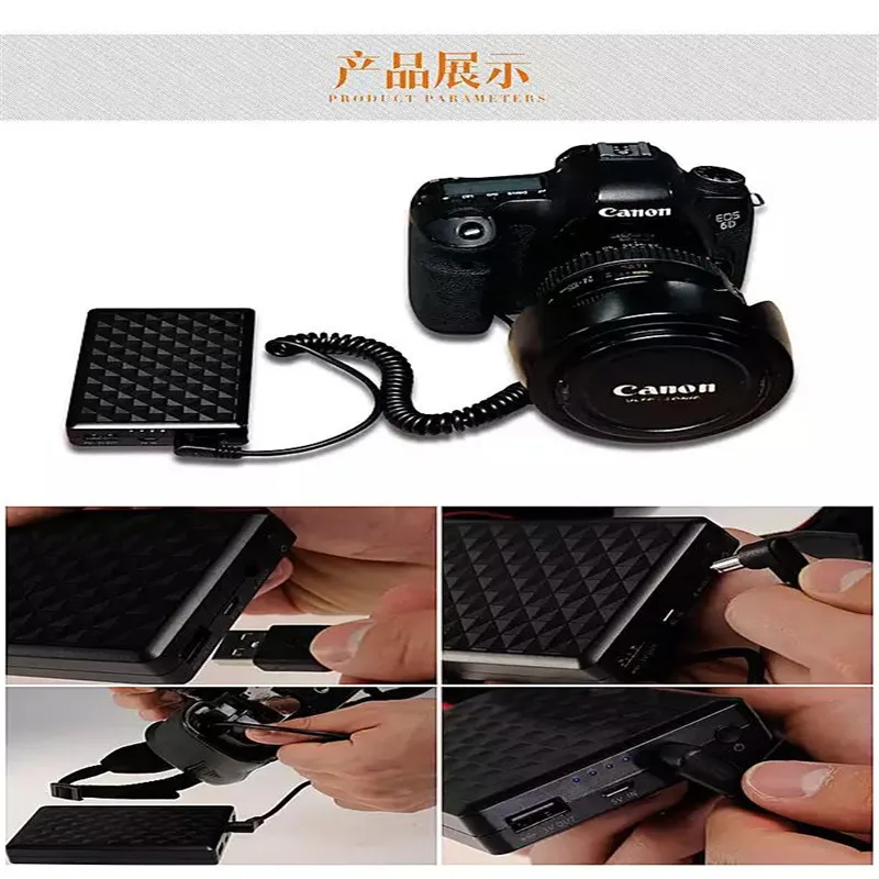 LP-E6 LP-E6N Digital Camera Batteries External Mobile Power LP E6 E6N For Canon EOS 5D Mark II III 7D 60D 6D 5D4 70D 7D2 80D | Электроника