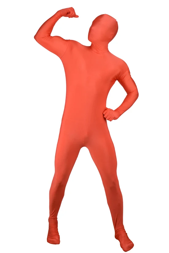 (SCM033) Spandex Nylon Lycra Fetish Zentai Suit Full Body Unisex Second Skin Transparent Tight