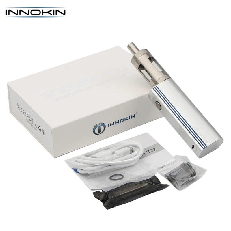 

Original Innokin Endura T22 Kit with 2000mAh Built-in Battery and 4ml Prism T22 Tank 14W E Cig Kit with Endura T18 Coil