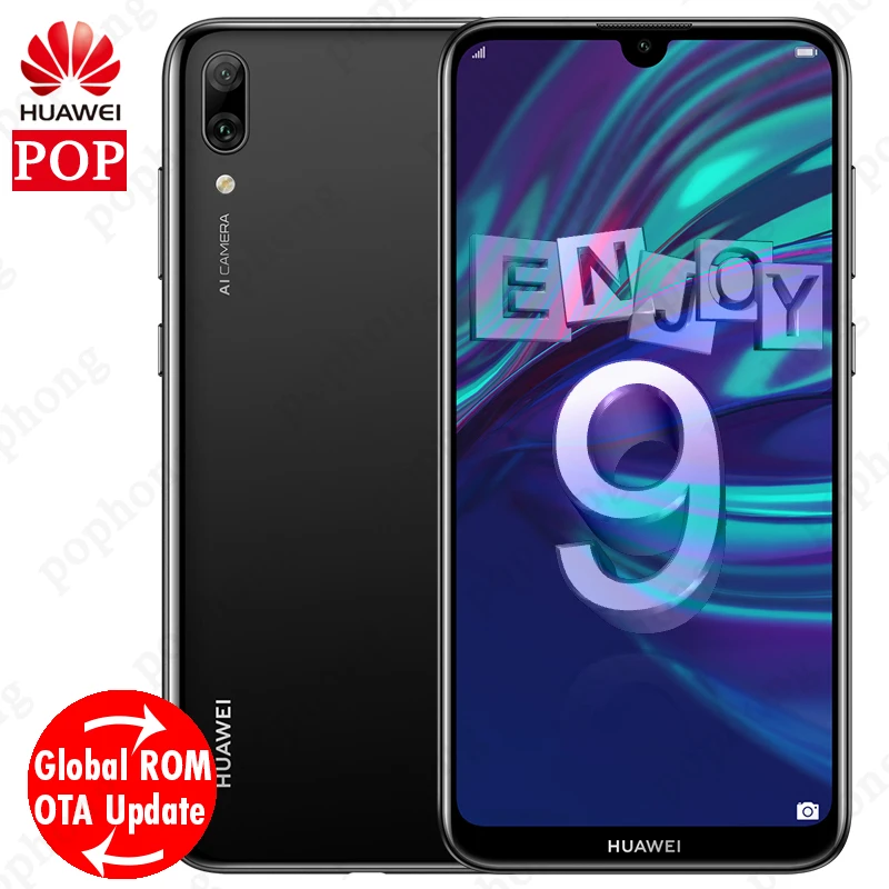 Мобильный телефон huawei Enjoy 9 huawei Y7 Pro с глобальной ПЗУ, 6,26 дюймов, Восьмиядерный процессор Snapdragon 450, разблокировка лица, 4000 мАч, Android 8,1